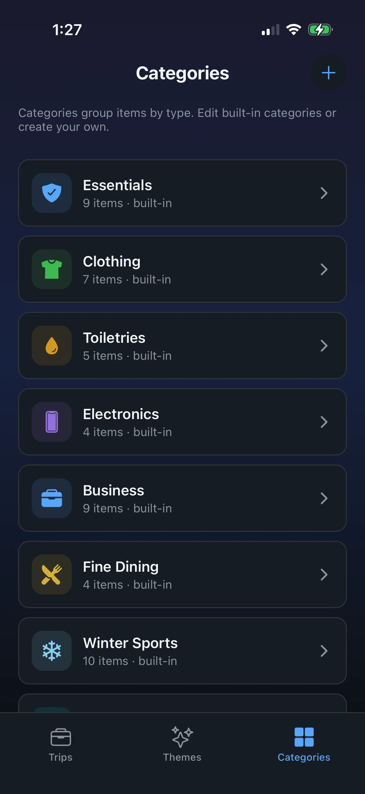 Category browser